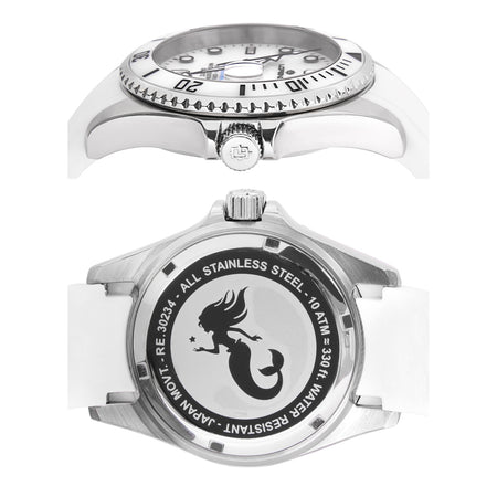 Orologio LORENZ donna Submarine gomma bianco