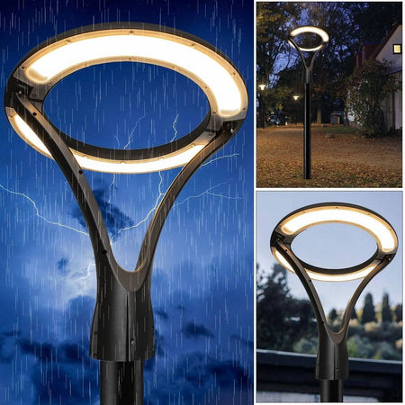 Lampione Moderno Led 100w Cerchio Fungo Ip65 Luce Esterni Giardino Cortile Gd-100w