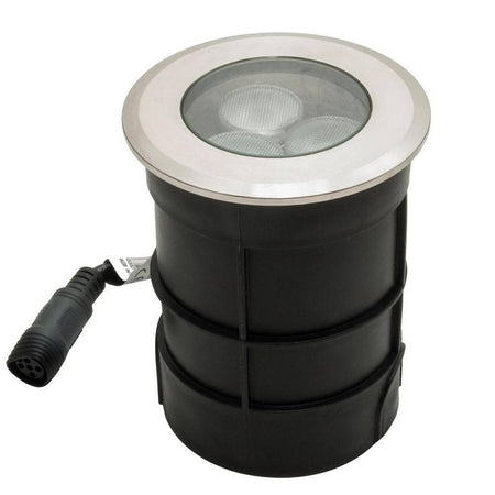 Faretto Led 24v Rgbw Calpestabile Incasso 65mm Ip68 Segnapassi 9 W Rgb 4000k Dmx