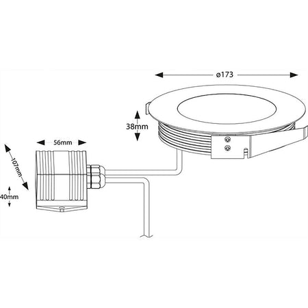Faretto Calpestabile Incasso Pavimento Led 11 W Ip67 3000k Segnapassi Foro 150mm