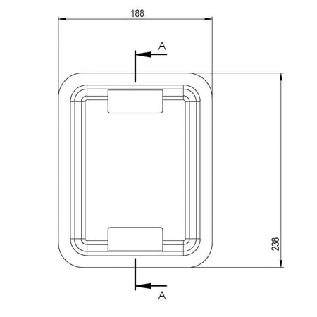 Cassetto portacenere stufe a pellet 14810050