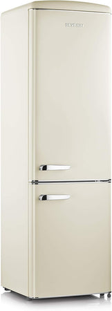 Frigorifero Retrò doppia porta combinato Severin Crema RKG 8919