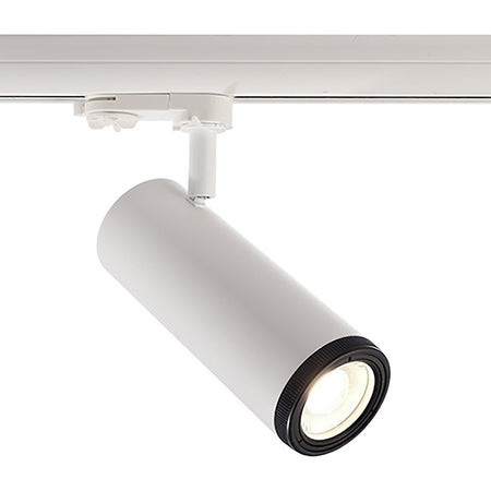 Faretto Track Led Cob 14 Watt Binario Trifase Luce 3000k 4000k Orientabile 230v