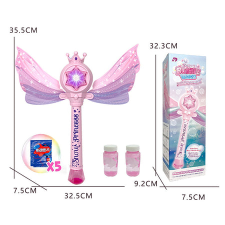 Scettro Elettrico Gioco per Bolle di Sapone con Luci e Suoni Bambini Idea Regalo