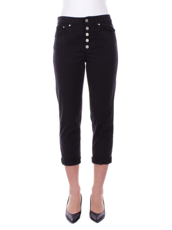 Dondup Pantaloni Nero da donna