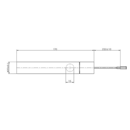 Kit resistenza accensione HT81220 con tubo convogliatore stufe a pellet 14701094