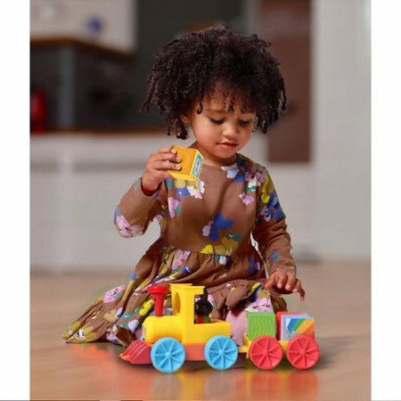 Trenino Bing con Cubi Numerati Carrozza Removibile Gioco Educativo Bambini 18 Mesi