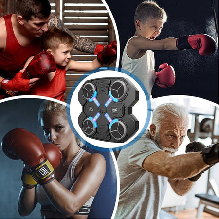 Music Boxing Training Machine Macchina da Boxe Musicale da Parete con Guanti