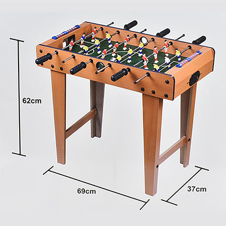 Calcio Balilla per Bambini Biliardino da Interno in Legno MDF 69x37x62 cm