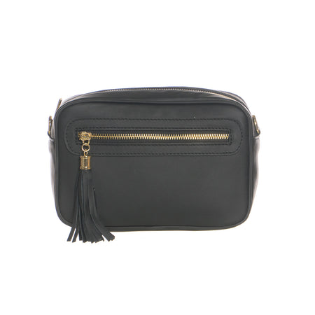 Massi - Borsa da Donna Petrolio Lucido  In Vera Pelle