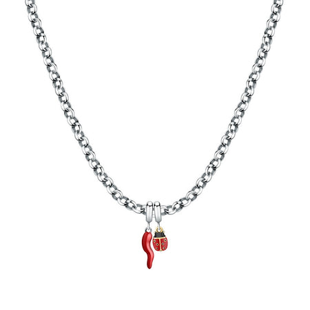 Collana MORELLATO donna Drops acciaio / porta fortuna