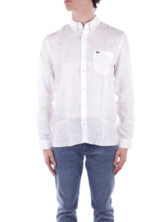 Lacoste Camicie Bianco da uomo