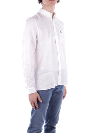 Lacoste Camicie Bianco da uomo