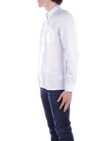 Lacoste Camicie Celeste da uomo