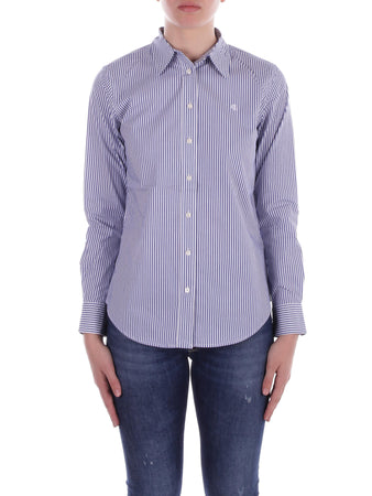 Ralph Lauren Camicie Blu white da donna
