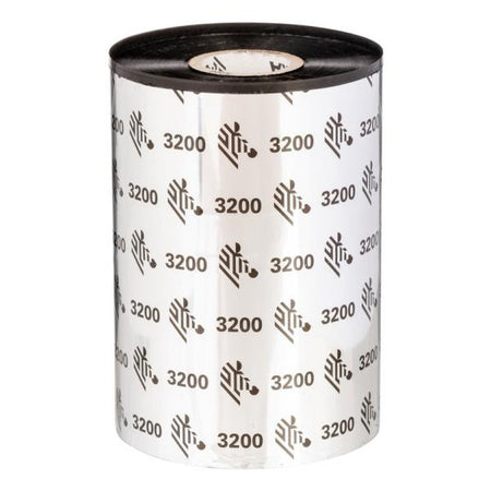 ORIGINAL Zebra nastro a trasferimento termico nero 03200GS11007 3200 WAX-RESIN 12 Rotoli, cera-resina, 110 mm x 74 m, nucleo: 12,7 mm