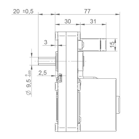 Motoriduttore sincrono IPC GMF210D901 stufe a pellet 14702152