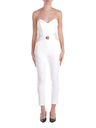 Elisabetta Franchi Pantaloni Avorio da donna