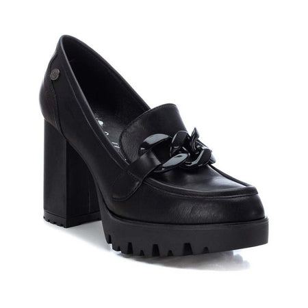 XTI Mocassino donna con tacco nero 14058402