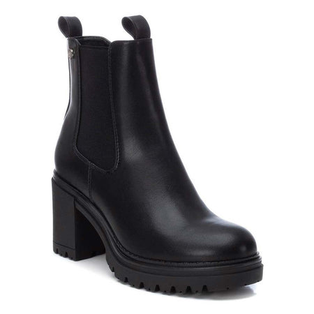 XTI Stivaletto donna con tacco nero 14342901