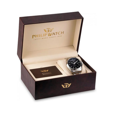 Orologio PHILIP WATCH uomo Amalfi Automatico day-date acciaio / nero