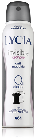 Lycia Invisible Fast Dry spray deodorante 48h anti macchie 150ml