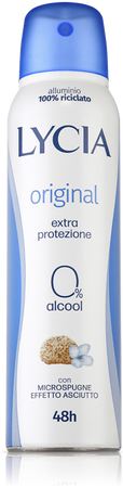 Lycia Original spray deodorante 48h extra protezione effetto asciutto 150ml