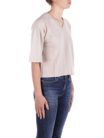K-Way T-shirt e Polo Beige da donna