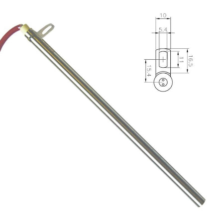 Resistenza accensione con flangia stufe a pellet 14701035