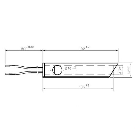 Kit resistenza accensione HT63993 con tubo convogliatore stufe a pellet 14701095