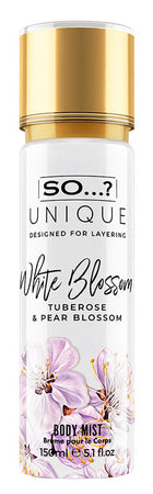 So unique white blossom mist