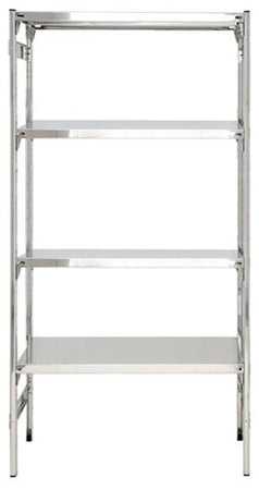 Scaffale acciaio inox per cibi e alimenti cm. 70x60x180h