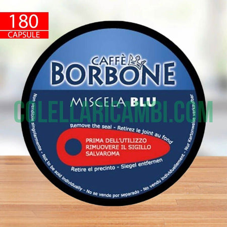 180 Capsule Caffè Borbone Miscela Blu Compatibile Dolce Gusto