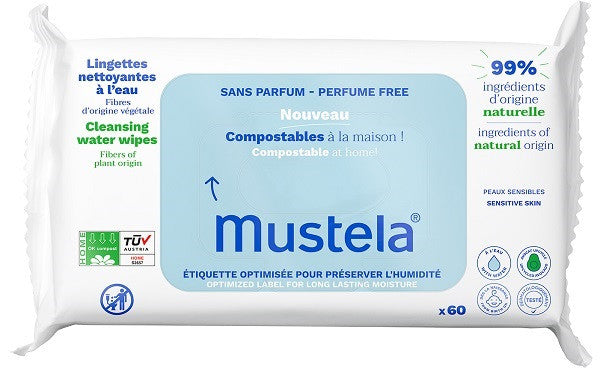 Mustela salviette acqua comp