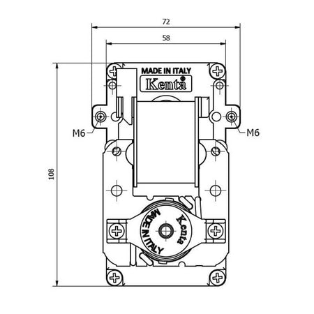Motoriduttore Kenta K9115058 stufe a pellet 14702083