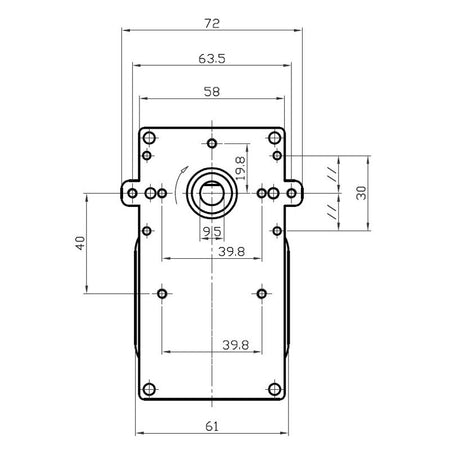 Motoriduttore Kenta K9115002 stufe a pellet 14702087