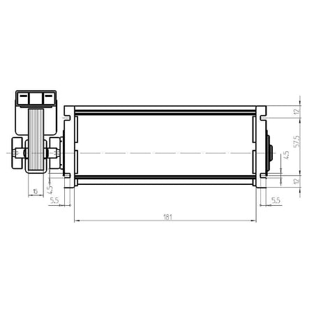 Ventola tangenziale FERGAS 4B06106 stufe a pellet 14706053