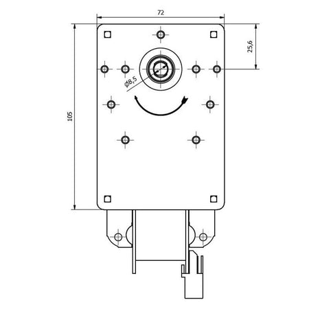 Motoriduttore Kenta K9175004 stufe a pellet 14702072
