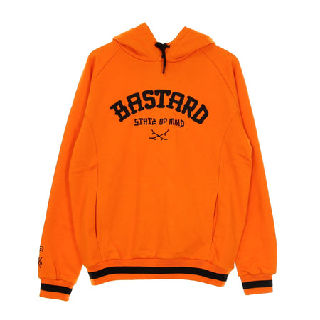 5TATE OF MIND Felpa Leggera Cappuccio Uomo 5om X Bastard Orange da uomo