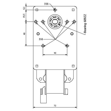 Motoriduttore Kenta K9177325 stufe a pellet 14702077