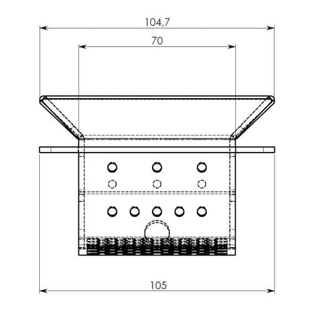 Assieme cestello braciere per stufe a pellet 14809003