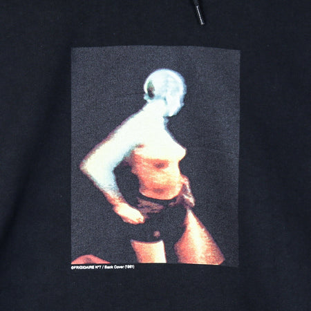 IUTER Felpa Leggera Cappuccio Uomo Pola Hoodie X Frigidaire Black da uomo