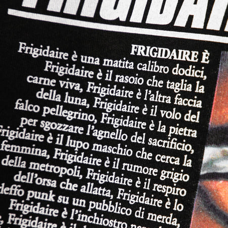 IUTER Felpa Leggera Cappuccio Uomo Pola Hoodie X Frigidaire Black da uomo