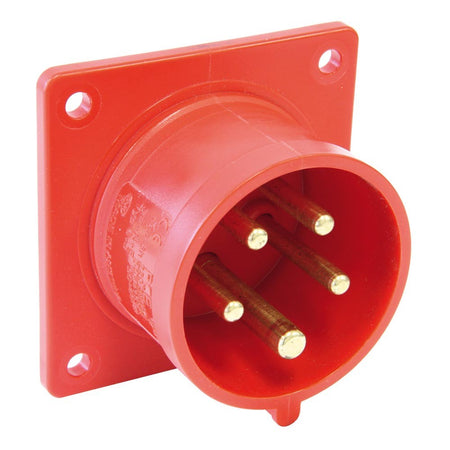 Spina pannello dritta 32A 3P+N+T 400V IP44