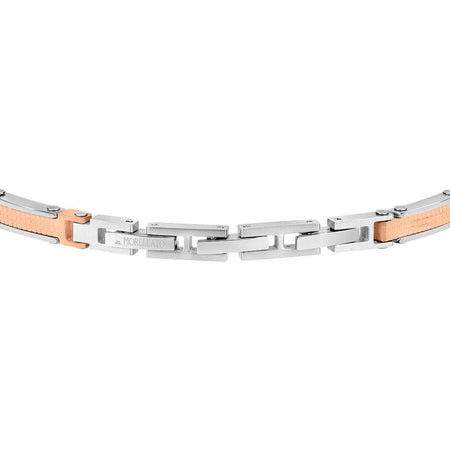 Bracciale MORELLATO uomo Urban acciaio oro rosa