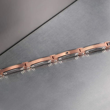 Bracciale MORELLATO uomo Urban acciaio oro rosa