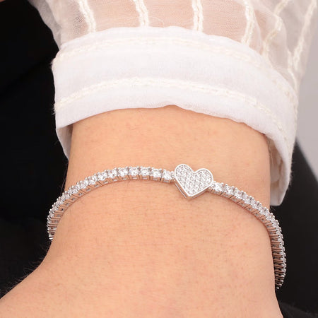 Bracciale MORELLATO donna Tesori cuore argento 925 / cristalli
