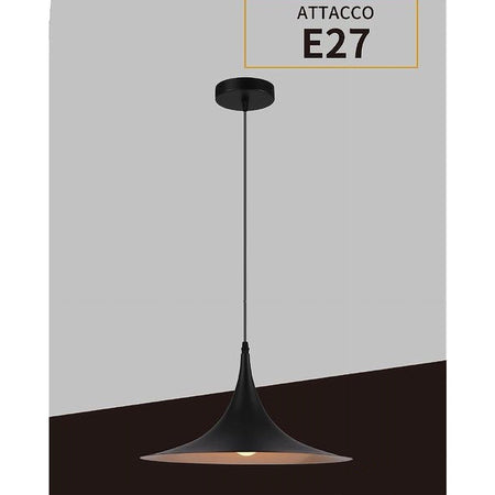 Lampadario A Sospensione Stile Contemporaneo In Metallo Decorativo Luce E27 B98