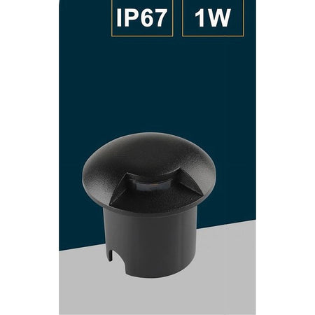 Faretto Calpestabile Led 1w 1 Fascio Luce Lampada Segnapassi Per Esterno Ip67 321