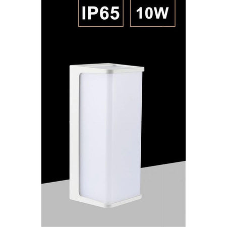 Applique Led Da Esterno Facciate Giardino Moderno Lampada Da Muro 10w Ip65 643-b